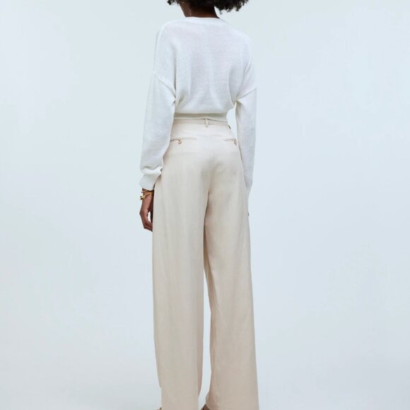 Madewell The Harlow Wide-Leg Pant (Harvest Moon Color) - Picture 4 of 6